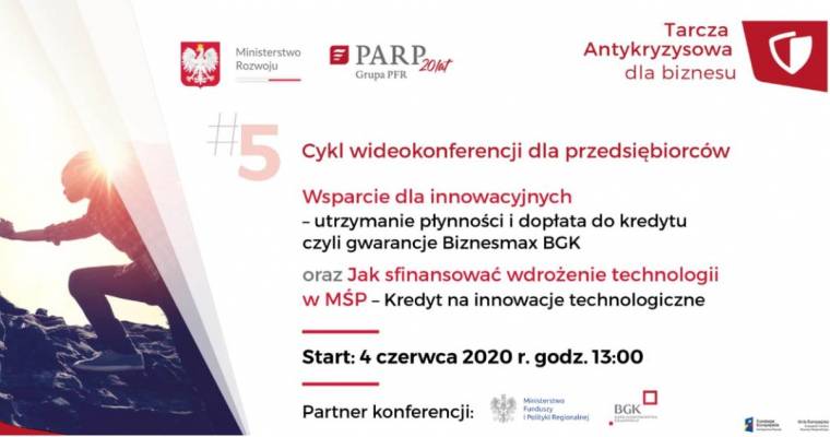 Wsparcie dla innowacyjnych - utrzymanie płynności i dopłata do kredytu.