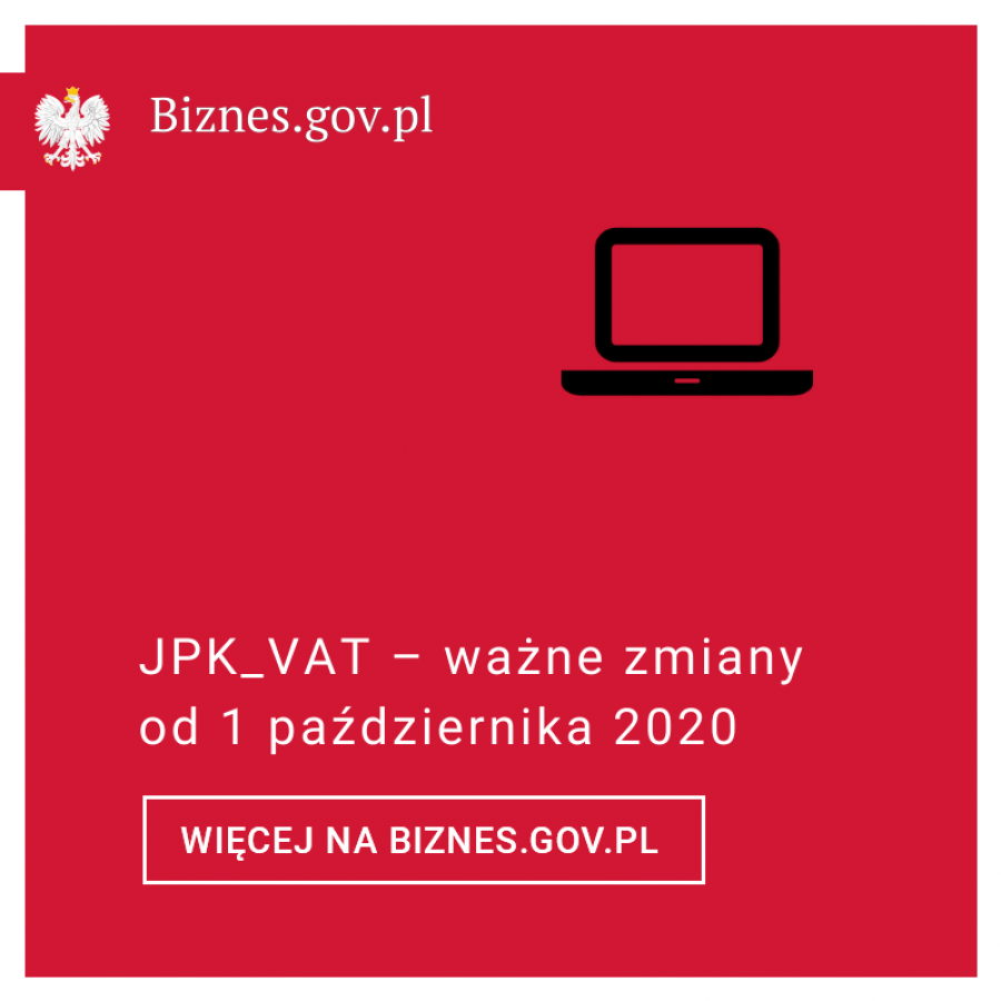 Aktualność JPK_VAT - ważne zmiany od 1 października 2020