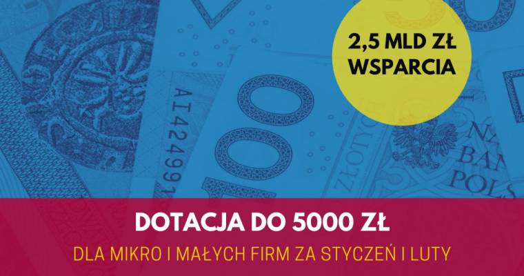 Dotacja do 5000 zł dla MiŚP 