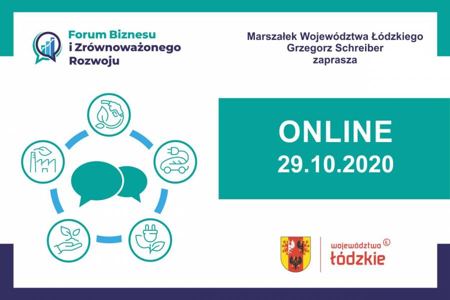 Aktualność Forum Biznesu i Zrównoważonego Rozwoju – Łódzkie 2020