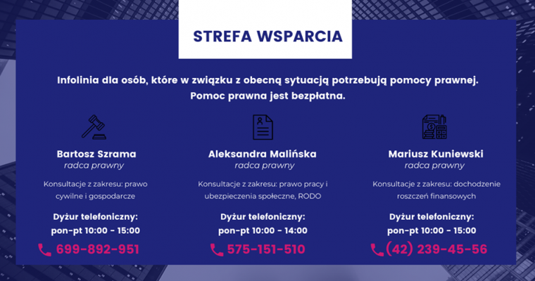 Pakiet informacji STREFA WSPARCIA