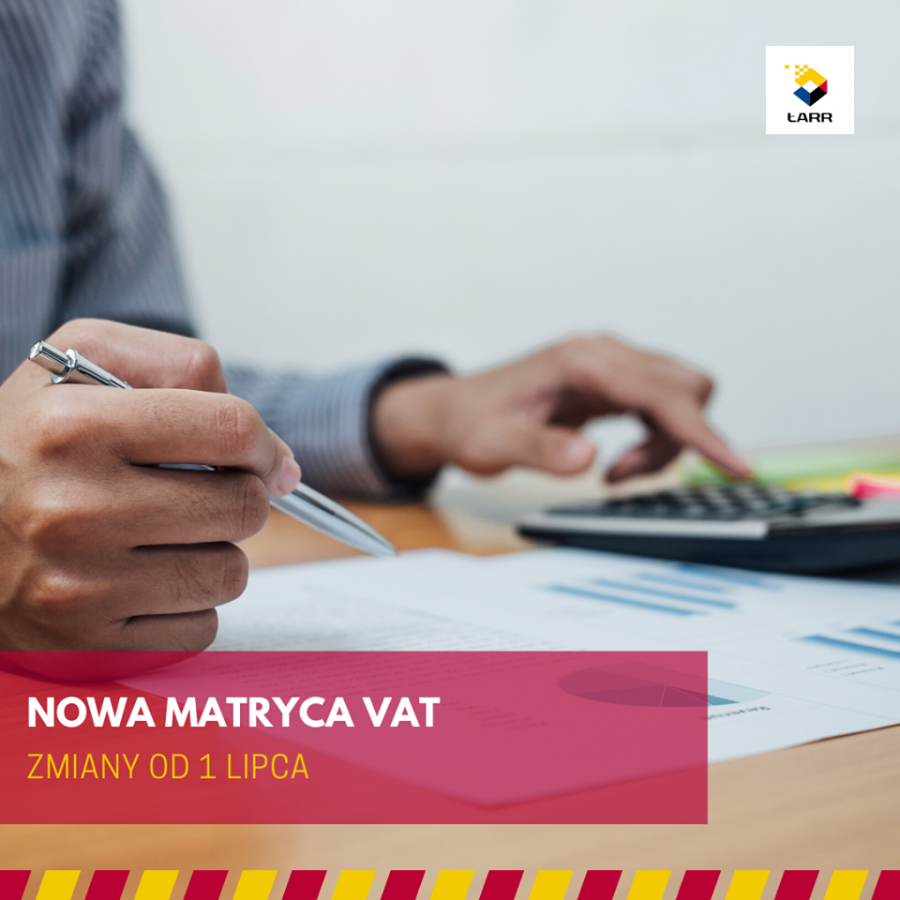 Aktualność Nowa matryca VAT 