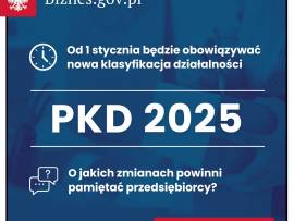 Nowa klasyfikacja działalności gospodarczej.